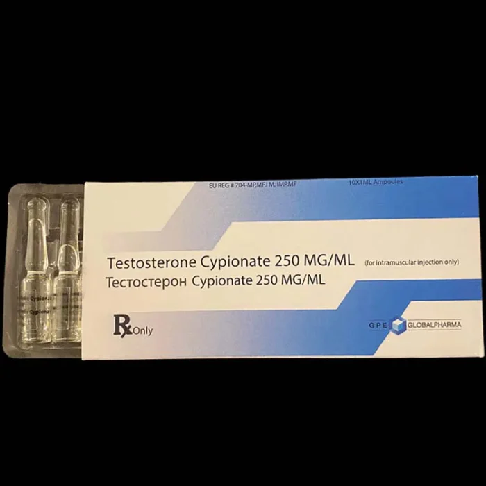 GLOBAL PHARMA – TESTOSTERONE CYPIONATE 250MG - Image 1