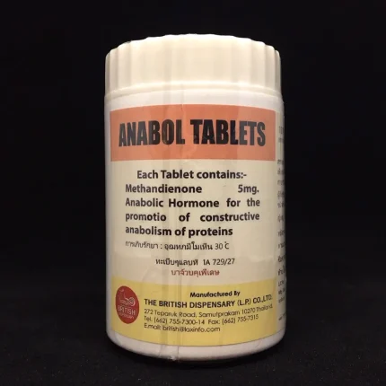 BRITISH DISPENSARY – ANABOL 5MG