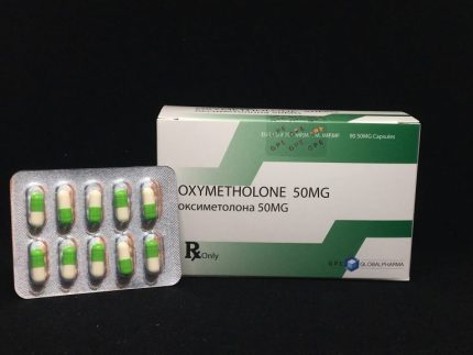 GLOBAL PHARMA - ANADROL 50MG