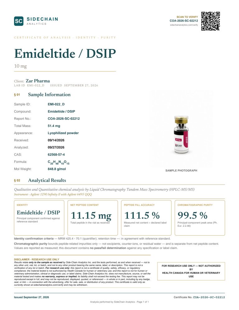 Zar Pharma DSIP